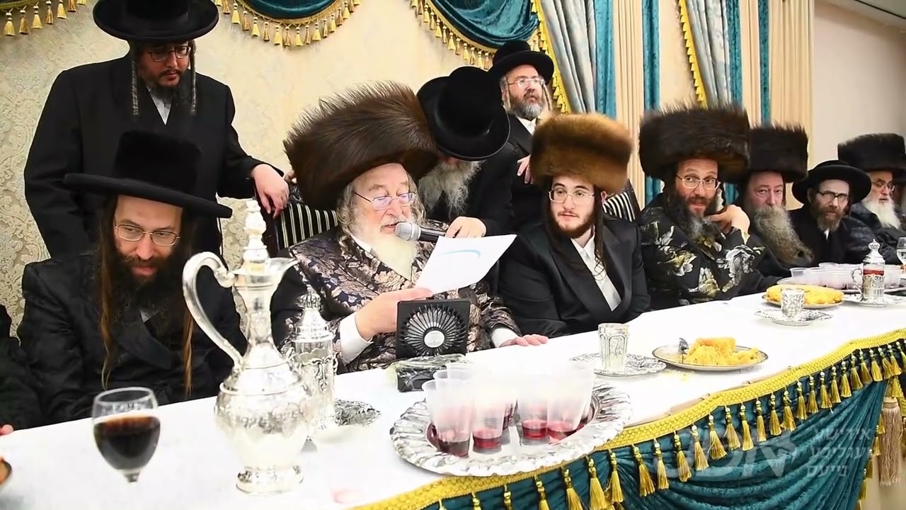 שמחת התנאים פון החתן בן האדמו"ר מספינקא רמ"א
