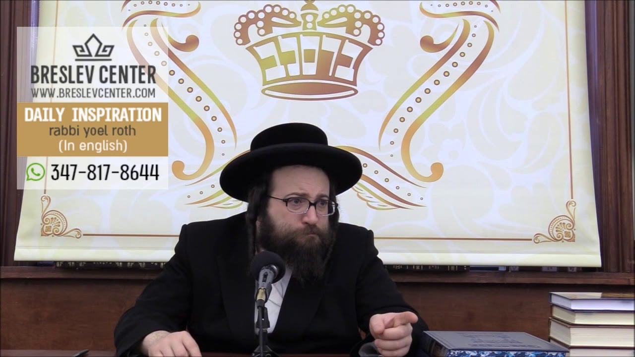 Rabbi Yoel Roth - The beauty of the world is everybody thinks different, and does different. 7/17/18