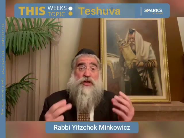 Teshuva - Simcha Rabah. Repentance - Great Joy. Sparks in Seconds. Rabbi Yitzchok Minkowicz