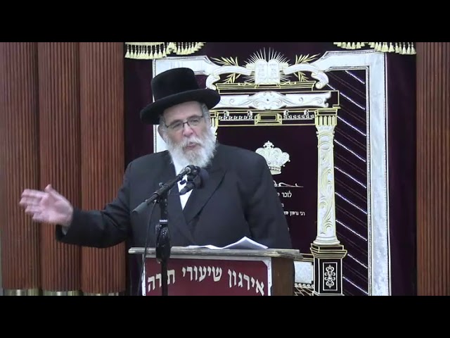 דרשה בעניני חנוכה - ר' פנחס פריעדמאן שליט"א