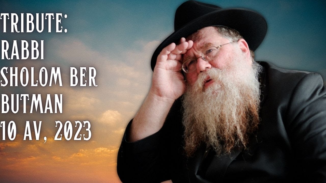 Rabbi Sholom B Butman - Gabai Nachlas Binyomin shul Tel Aviv, Shliach & Chasidic Jew- R Chaim Dalfin