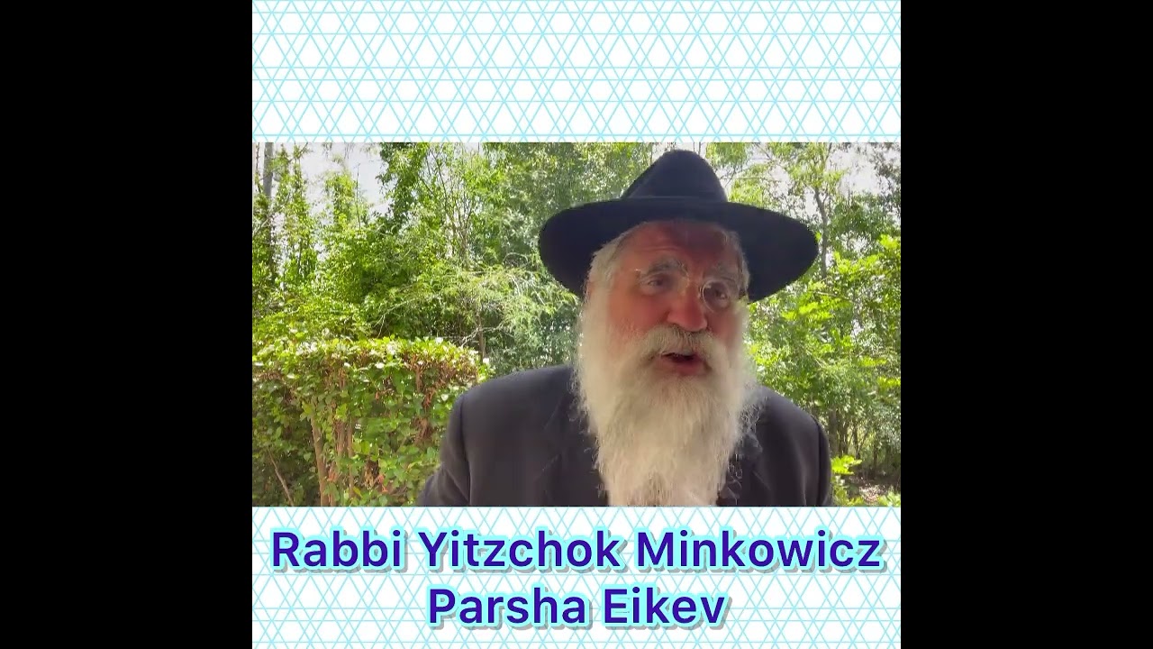 Rabbi Yitzchok Minkowicz Weekly Torah Lesson Parsha Eikev What creates great Simcha - Happiness?