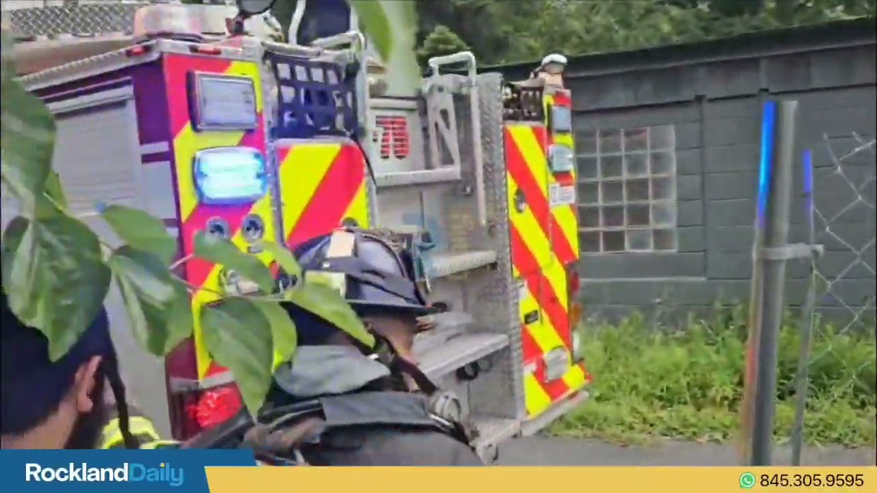 A fire has broken out at a home on North Main Street in Hillcrest.