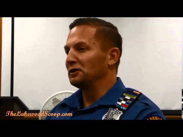 Lakewood Police Officer Erik Menck talks about Taking DUI Driver off the GSP