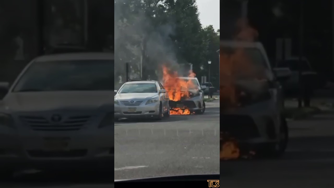 2018 sienna goes up in flames - woman and child escape unharmed