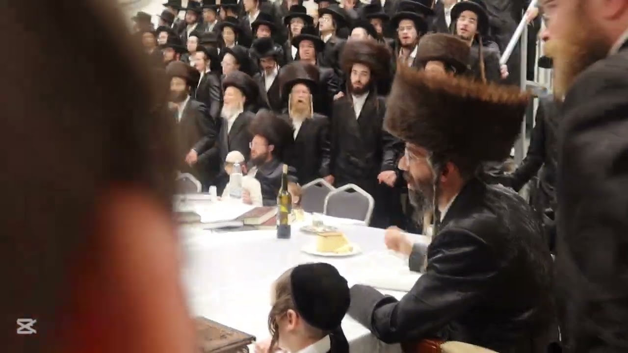 טיש אושפיזין דיצחק במוצאי יו"ט סוכות תשפ"ובסוכה הגדולה ע"י בית המדרש המרכזי בביתר עילית