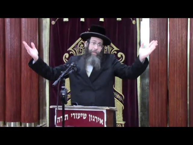 שיעור כללי בהלכות מוקצה - ר' צבי אונסדארפער שליט"א