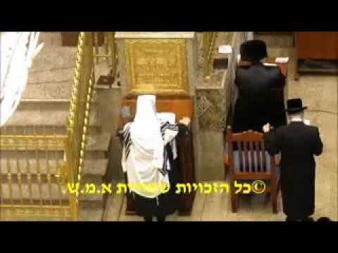 עצרת התעוררות און הספד בבית המדרש הגדול בעלזא