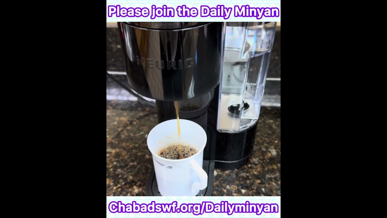 Please join the Daily Minyan:  Chabadswf.org/dailyminyan