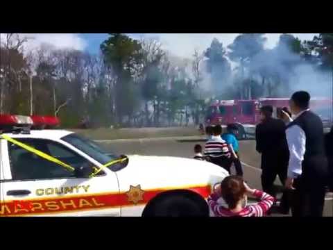 Vine Street Brush Fire at Biur Chometz