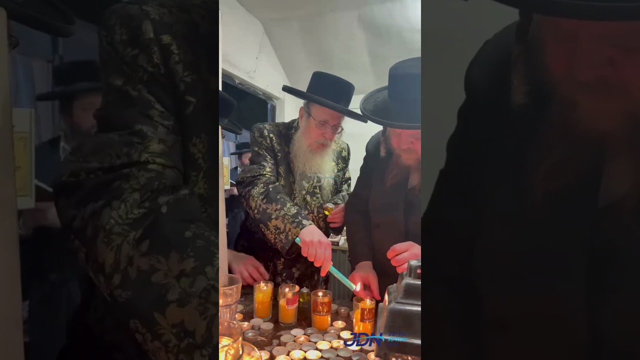 האדמו"ר מטאהש איז מתפלל ביים ציון הרה"ק השרף מטאהש זי"ע אין שטאט טאהש אין אונגארן
