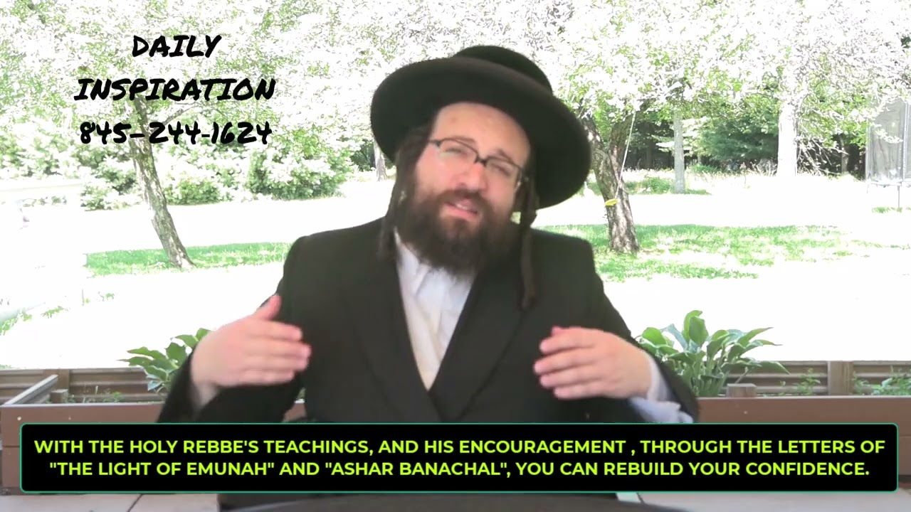 Rabbi Yoel Roth - Seek and find the good in each other and in yourself