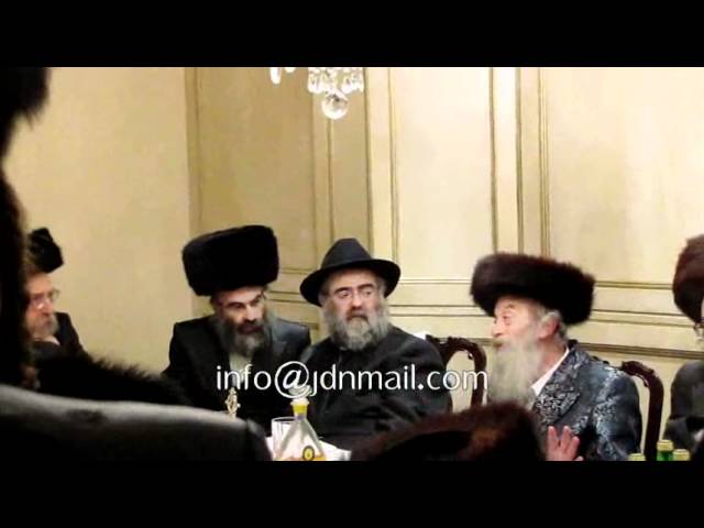 Spinka Rebbe From Antwerp Visiting Toronto Elul 5771