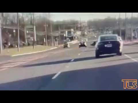 Dashcam Captures accident on Rt 9 in Howell