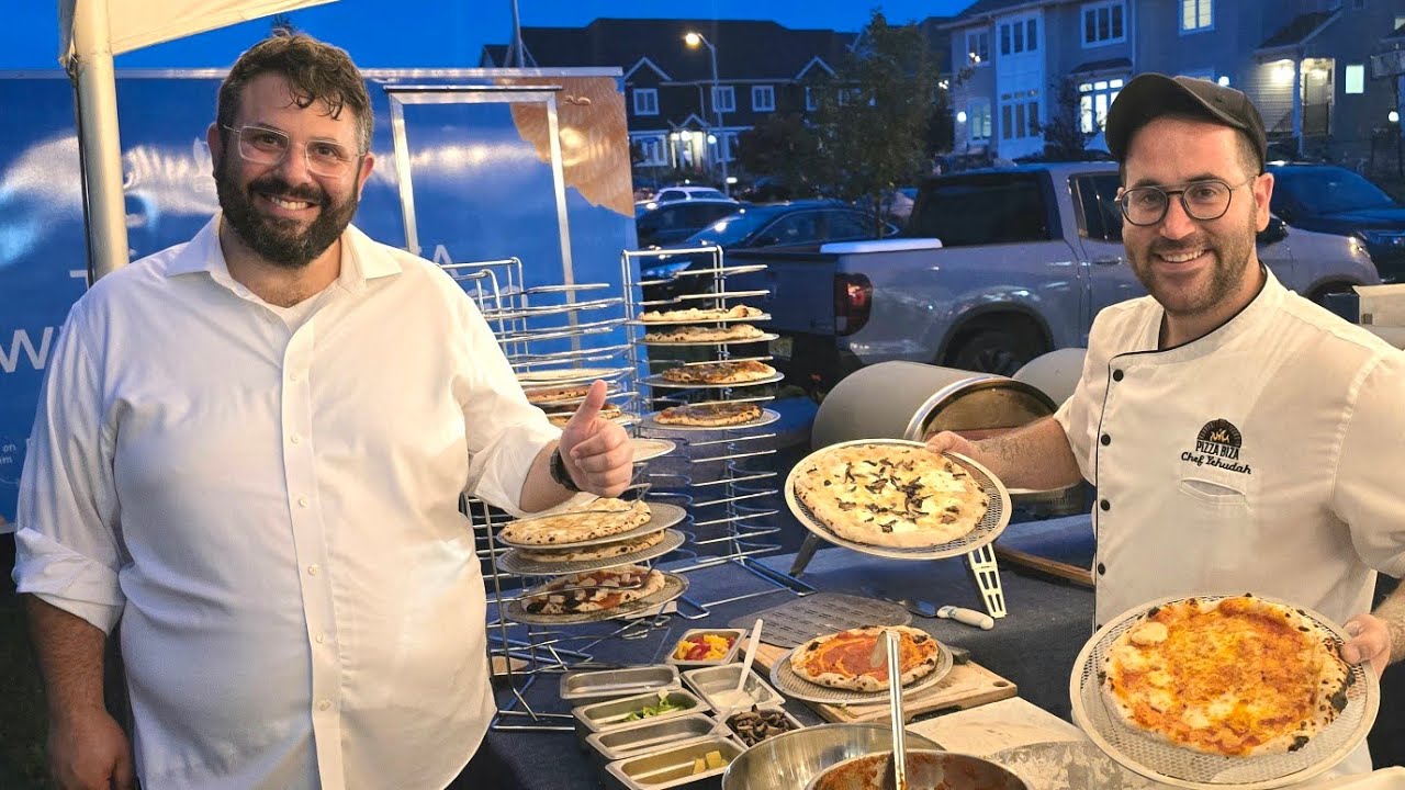 Back with Alex from Pizza Biza now we are showing off tla dairy event with Pizza Biza!