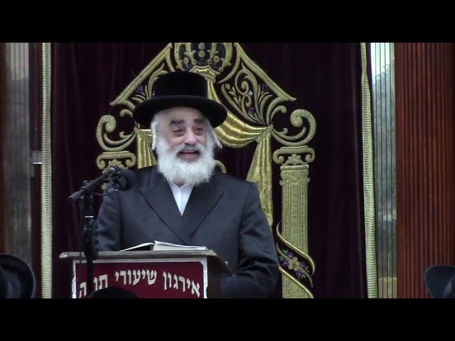 כ"ק אדמו"ר מוויזניץ ירושלים שליט"א - דברי חיזוק לפתיחת הזמן