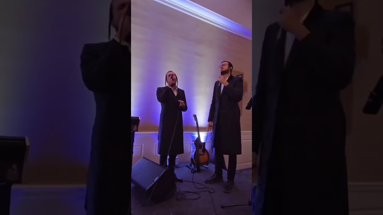 “שילוב מנצח״ מיילך בראונשטיין נותי ליברמן עם הקלידן שמילי לאנדאו בשבע ברכות של הנגיד ר יוסי איצקוביץ