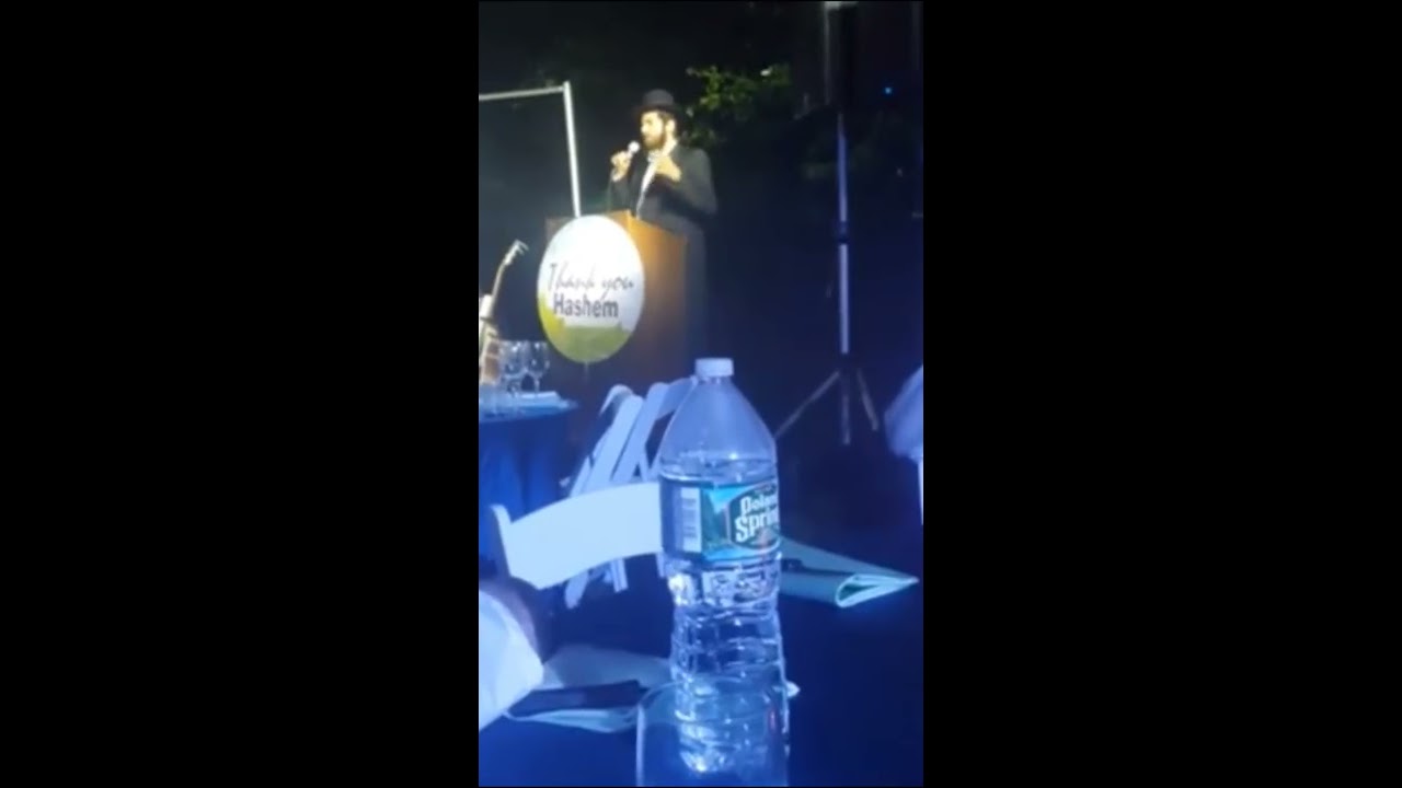 Thank You Hashem Live Event - Behind the scenes speech by Ari Berkowitz