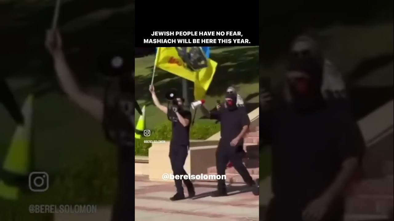 Mashiach Flag spotted at UCLA.