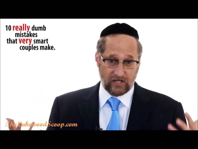 Dumb Mistake number 5 very smart couples make by Rabbi Shafier