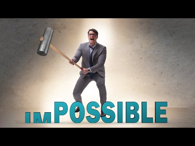 If You Believe You Can't, You Really Can't