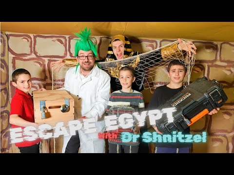 Science Experiments for kids Escape Egypt with Dr Shnitzel wacky science