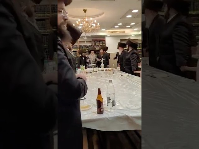Neilas Hachag Tish with Nadvorna Elad Rebbe - Motzei Shavuos | האדמו”ר מנדבורנה אלעד בטיש נעילת החג