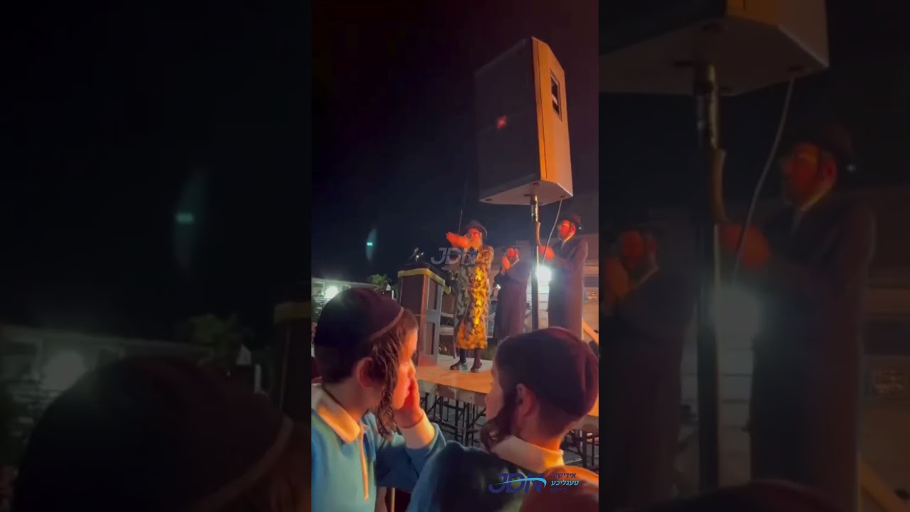 האדמו"ר מפארשעי ביים הדלקה ל"ג בעומר
