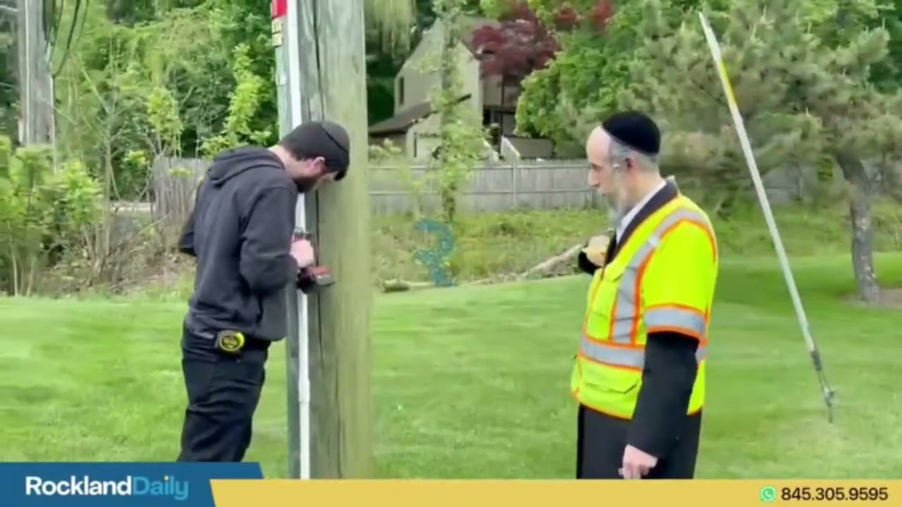 Askanim of the Monsey Eruv have completed the newly expanded eruv