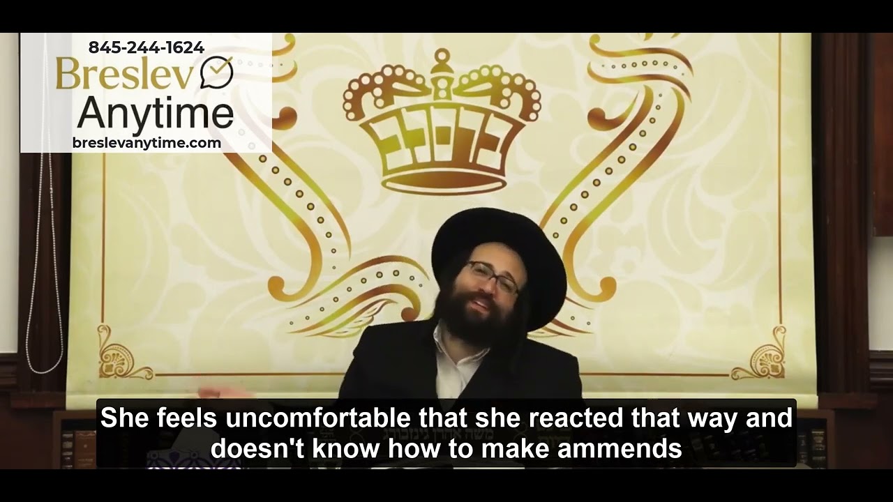 Rabbi Yoel Roth - Apologize to your wife