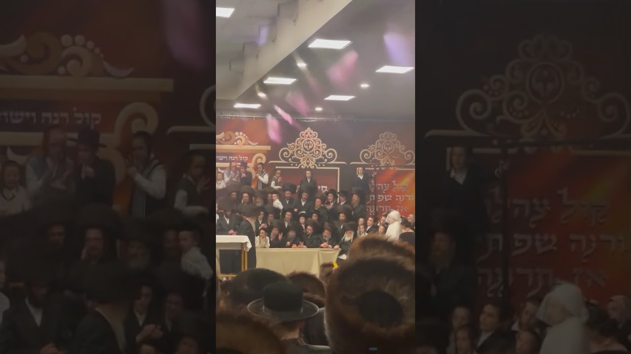 Pshevorsk Rebbe Dances Mitzvah Tantz - Sivan 5785