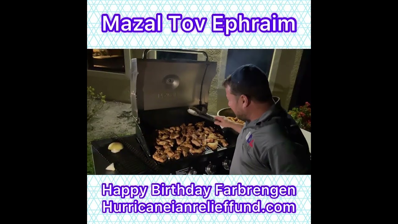 Mazal Tov Ephraim Happy Birthday Farbrengen Hurricaneianrelieffund.com Chabad Lubavitch of SW FL