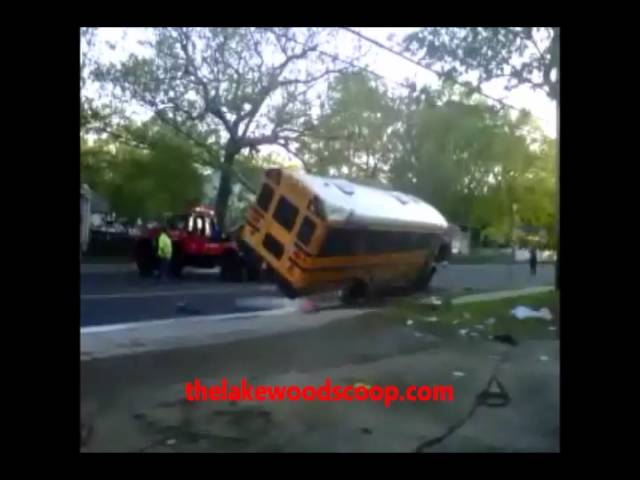 Flipping Over Bus after MVA