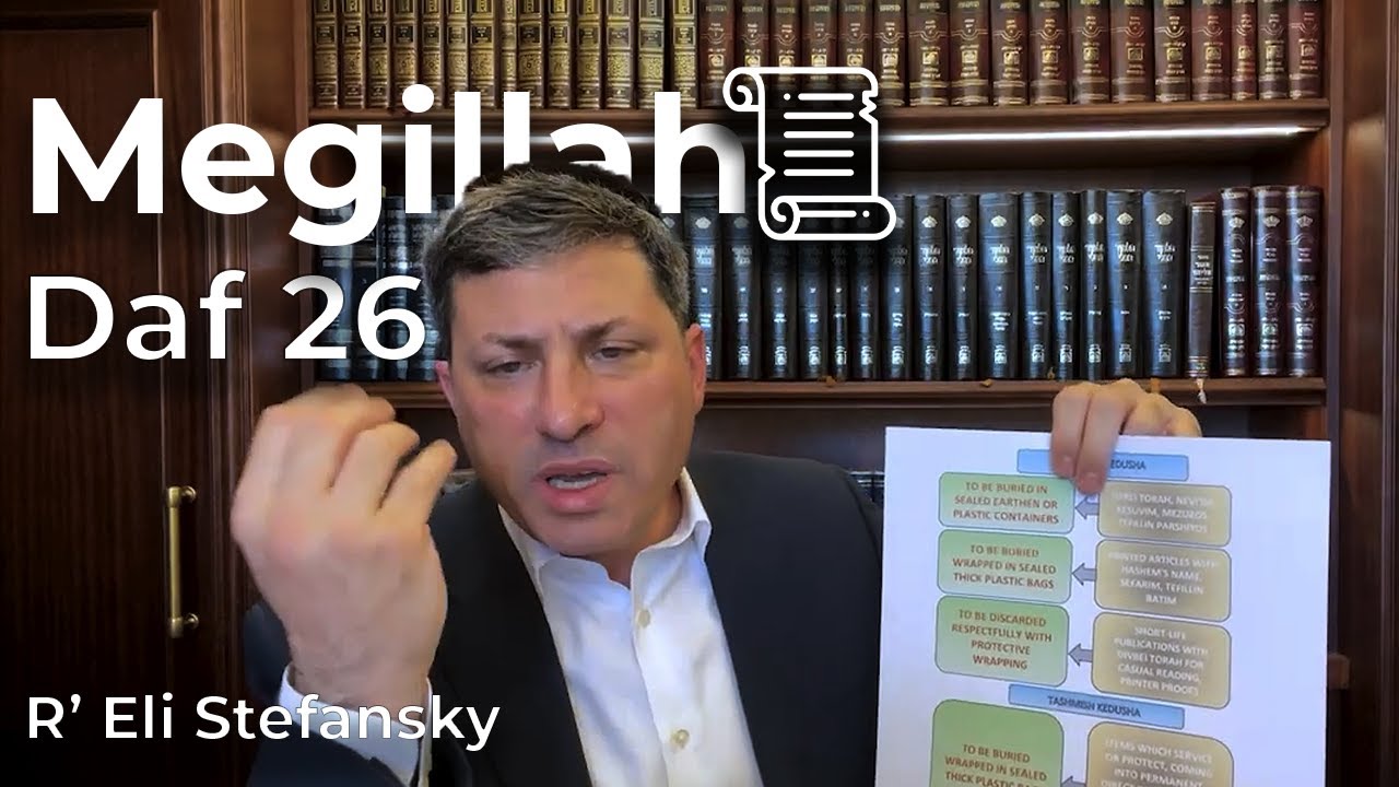Daf Yomi Megillah Daf 26 by R’ Eli Stefansky