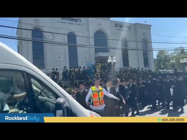 Heartbreaking levaye in Monsey of Habucher Yosef Shia Freidman, son of legendary R' Eli
