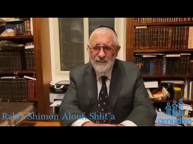 Rabbi Shimon Alouf, Shlit"a