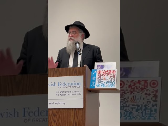 10/7 Where is G-D? Why get involved? Rabbi Yitzchok Minkowicz speech. Solidarity event for Israel.