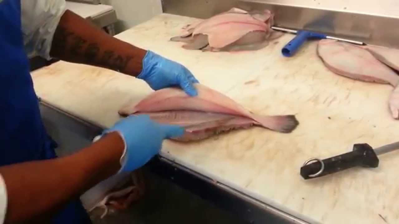 How to fillet whole flounder
