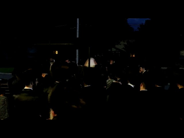 Chaim green doing a chupa with Avrumy Berko
