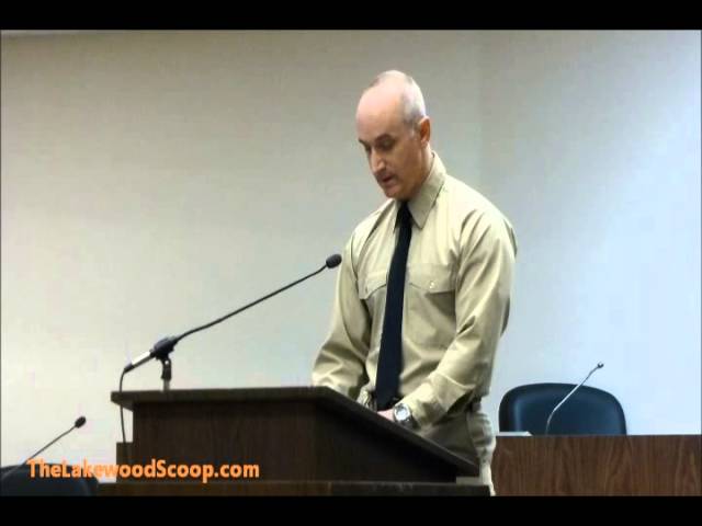 Sgt David Sussman Retirement Ceremony Lakewood