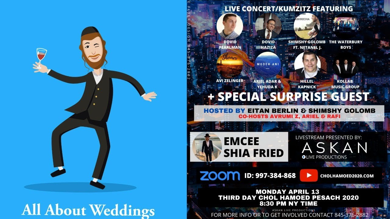 Chol Hamoed Kumzitz Feat. Dovid Perlman, Dovid Haziza, Shimshy Golomb, The Waterbury Boys & More