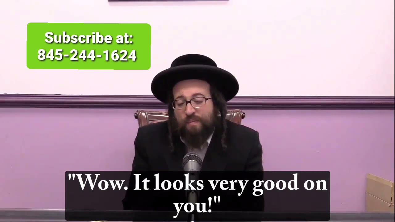 Rabbi Yoel Roth - A person that didn't grow up with compliments, doesn't know how to take compliment