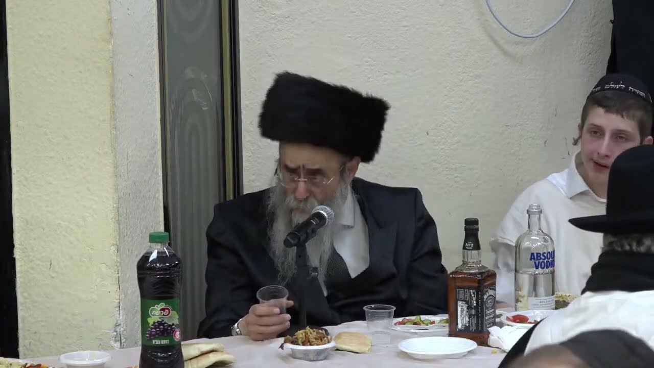 התוועדות חסידית ליל פורים עם הגה"ח הרב מנחם מענדל גלוכובסקי שנת תשפ"ה