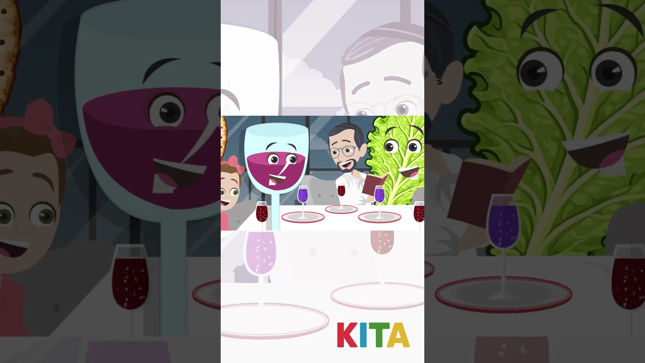 Sing & Learn: At The Pesach Seder Song for Kids | Sing Along Passover Song