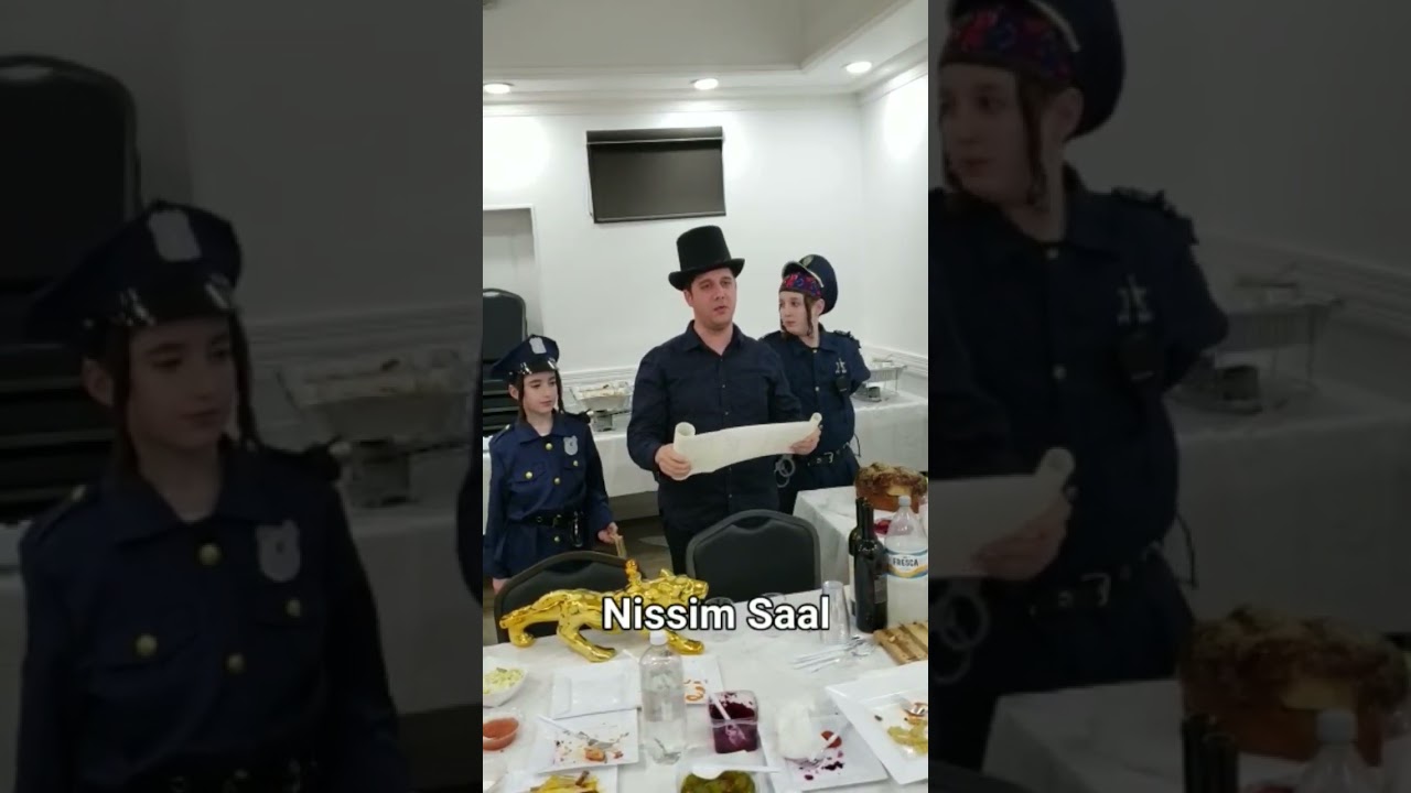 Nissim Saal is doing Aseres at Megila leining