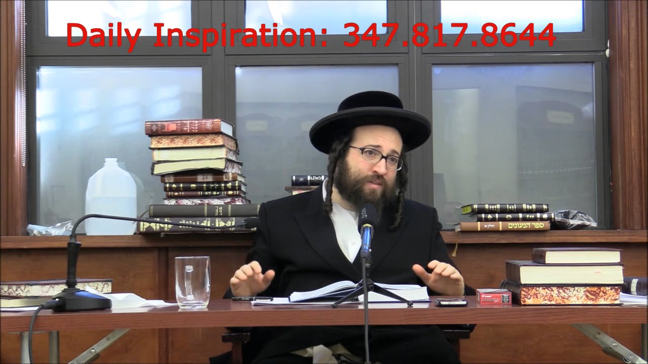 Rabbi Yoel Roth - Dont be the taker, be the giver of good words, compliments etc. 6/20/18