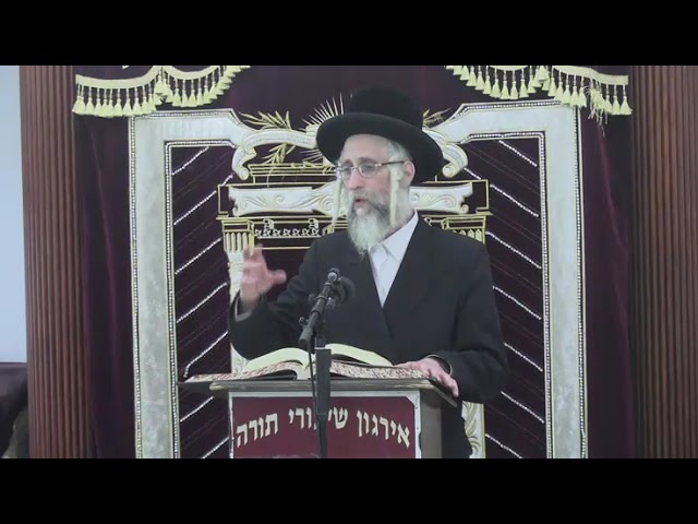 הלכות נטילת ידים לסעודה - ר' דוד לייב פישער שליט"א