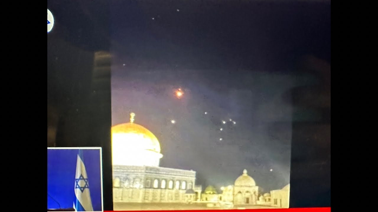 Live update-Missiles from Iran in the sky of Jerusalem now