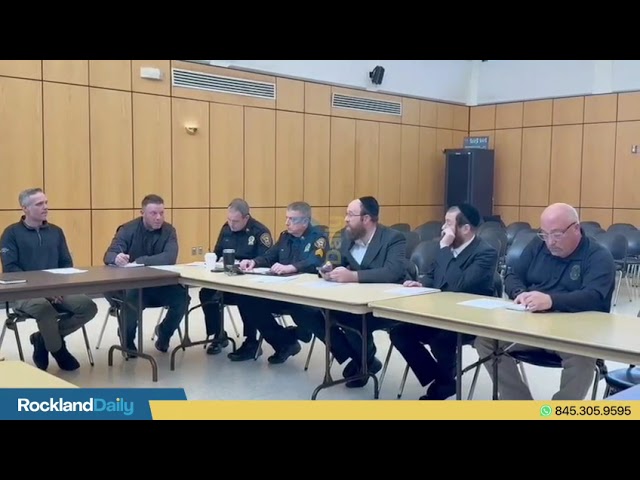 Town Of Ramapo Holds Annual Pre-Pesach Coordination Meeting