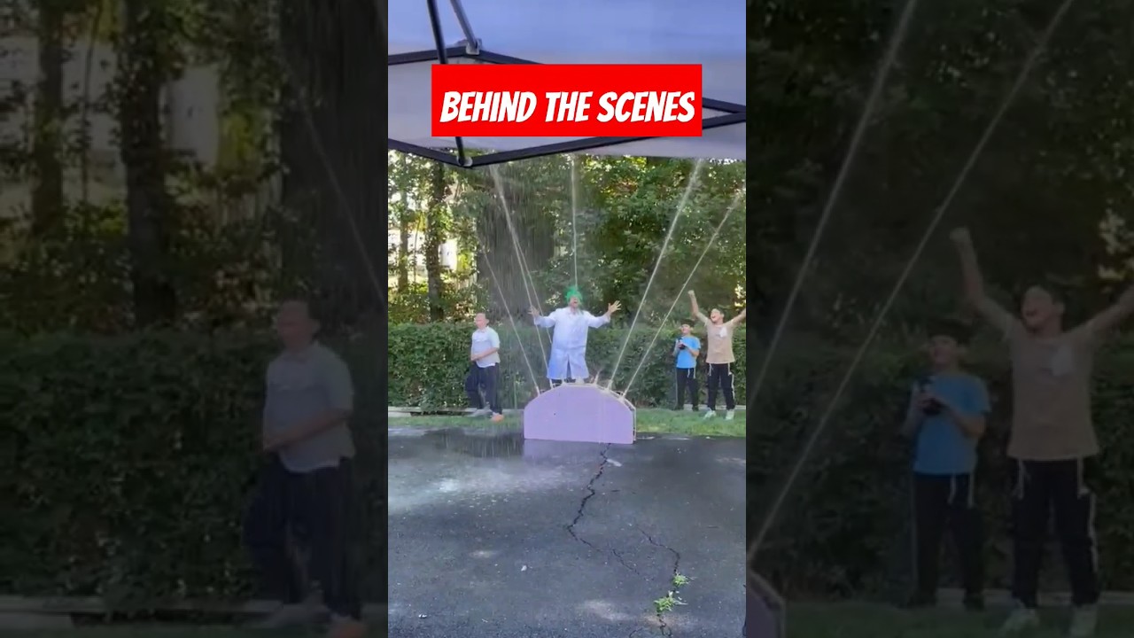 Behind the scenes for our next video 😁 #soda #mentos #scienceexperiment #sciencefun #funny #comedy